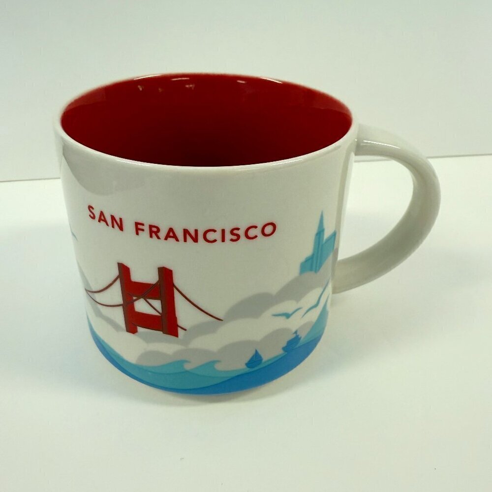 Starbucks Been There Series Collectible San Francisco Ceramic Coffee Cup Mug